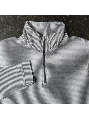 Onward Reserve Quarter 1/4 Zip Performance Stretch Striped Golf Mens Small